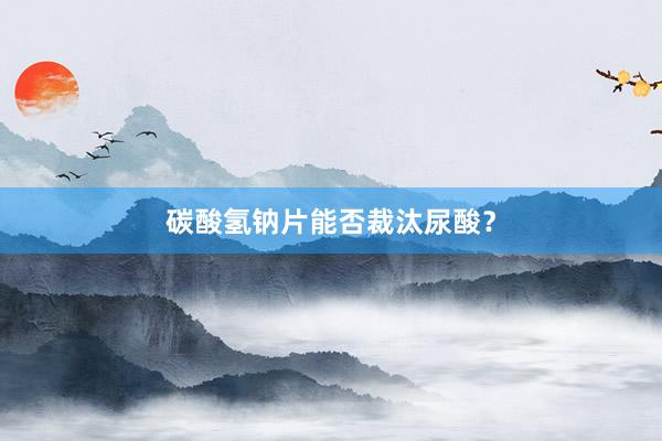 碳酸氢钠片能否裁汰尿酸？